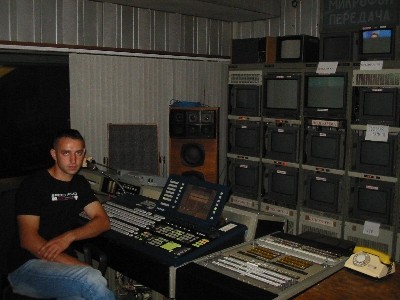 Черняков в Останкино,
Chernyakov in Ostankino TV center